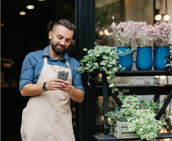 Worldline A77 Android POS lifestyle photo